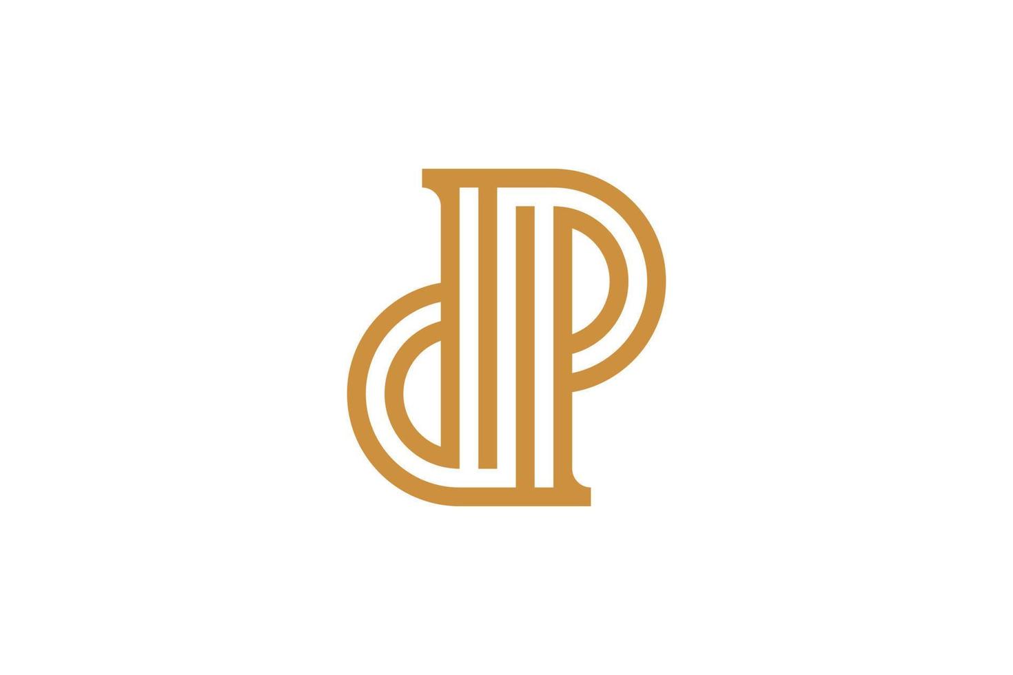 Monoline Initial Letter R Vector Logo