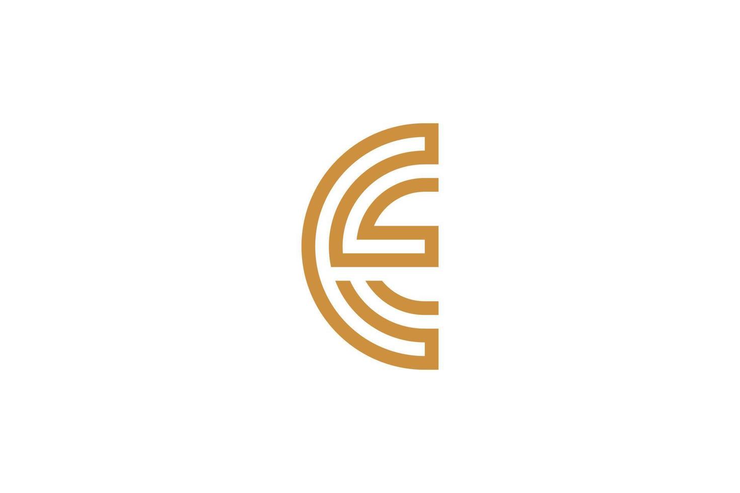 Abstract Letter S Monoline Luxury Logo vector