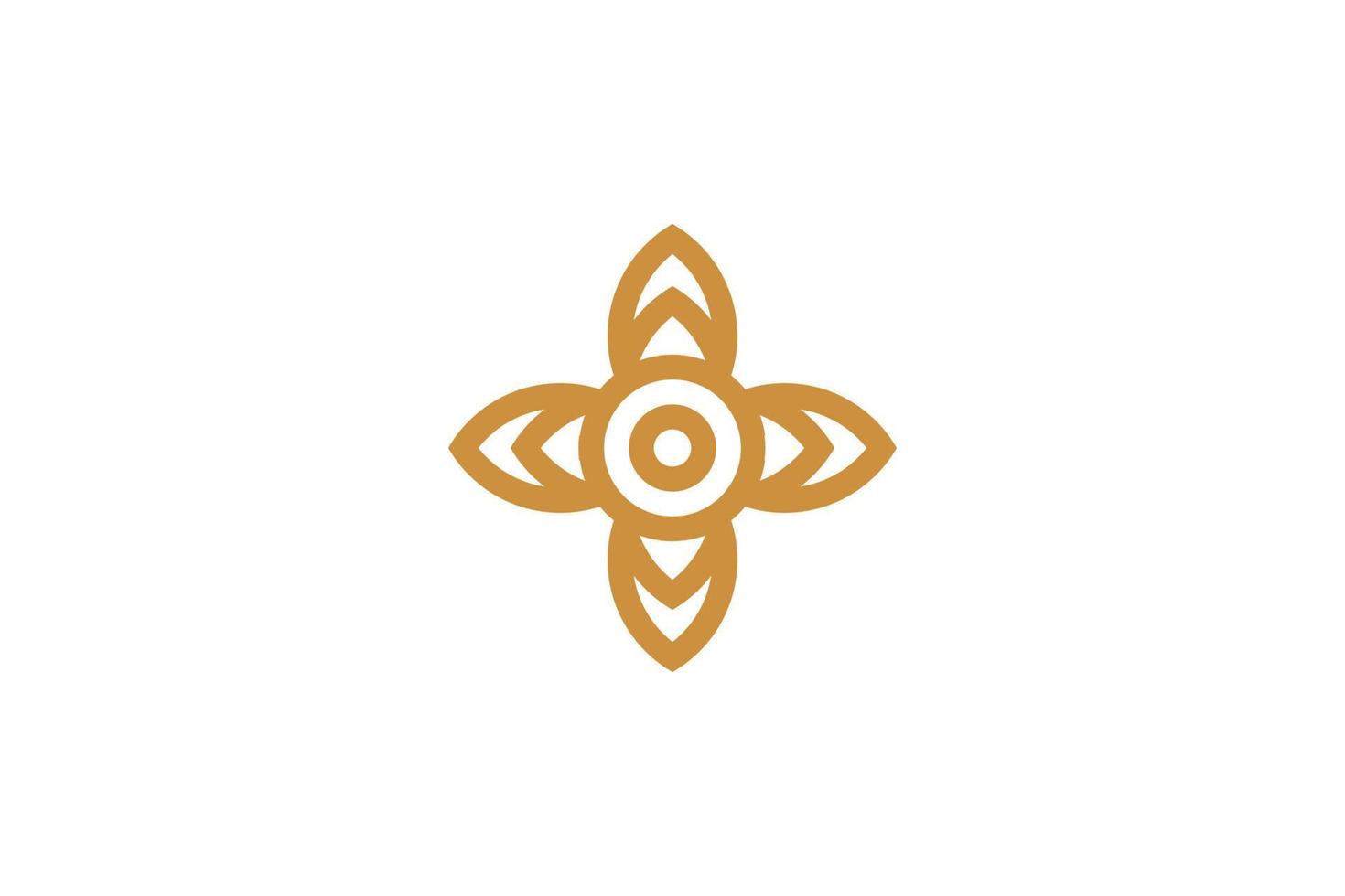 Simple Letter X Monoline Logo vector