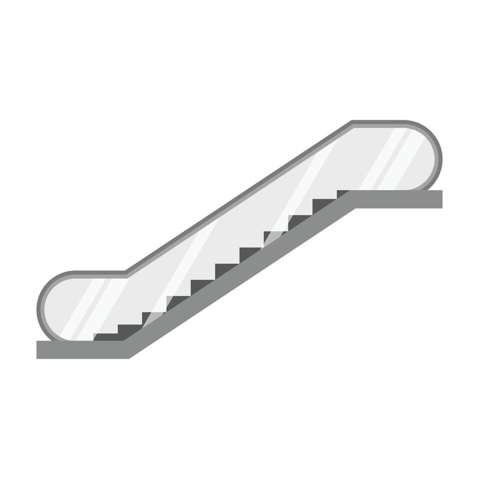 Escalator vector illustration