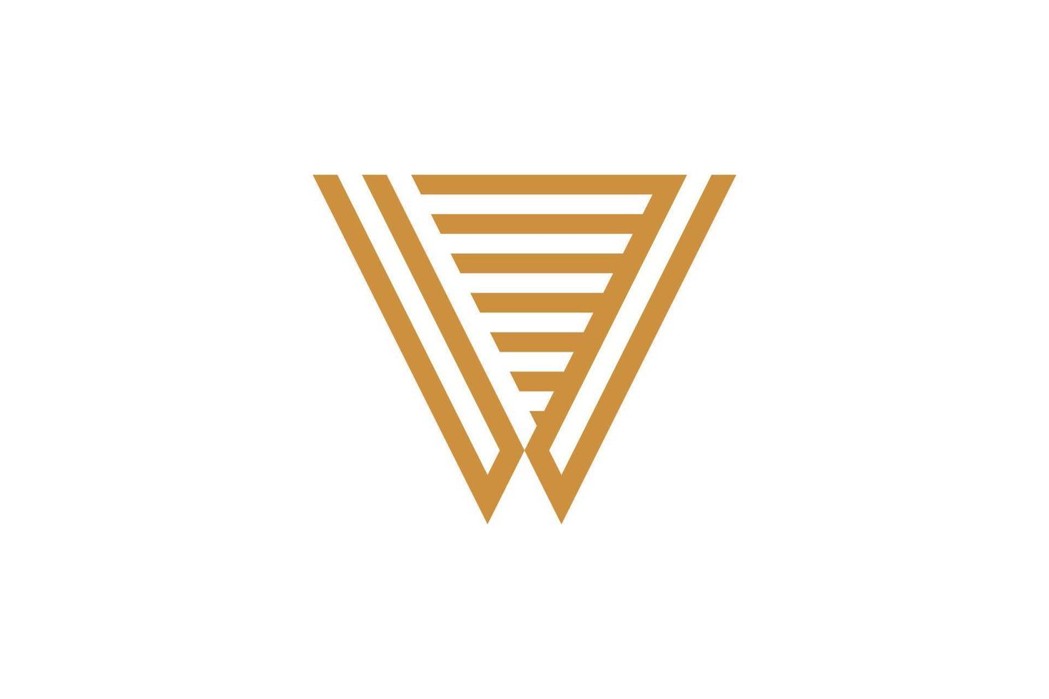The Monoline V Logo vector