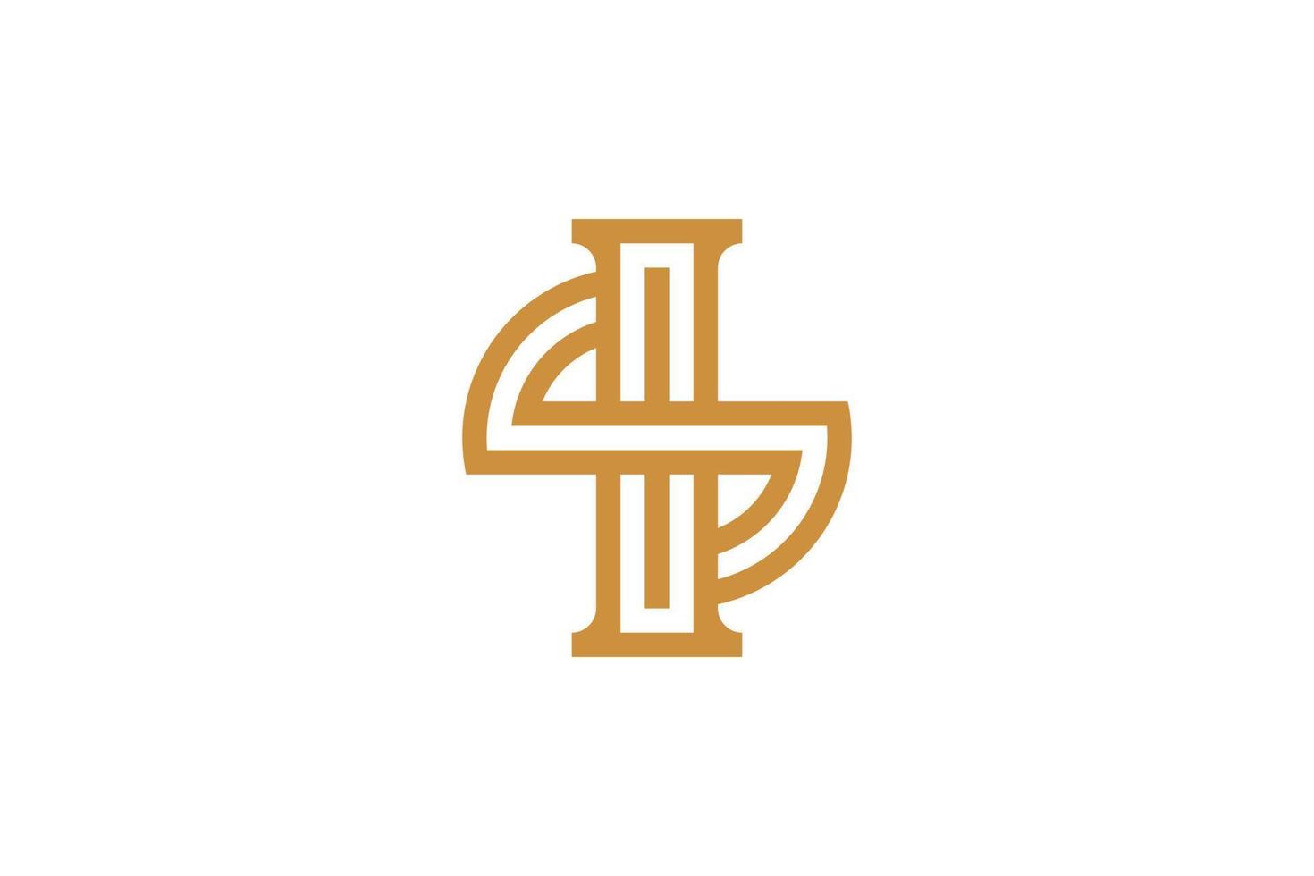 Abstract Letter S Monoline Luxury Logo vector