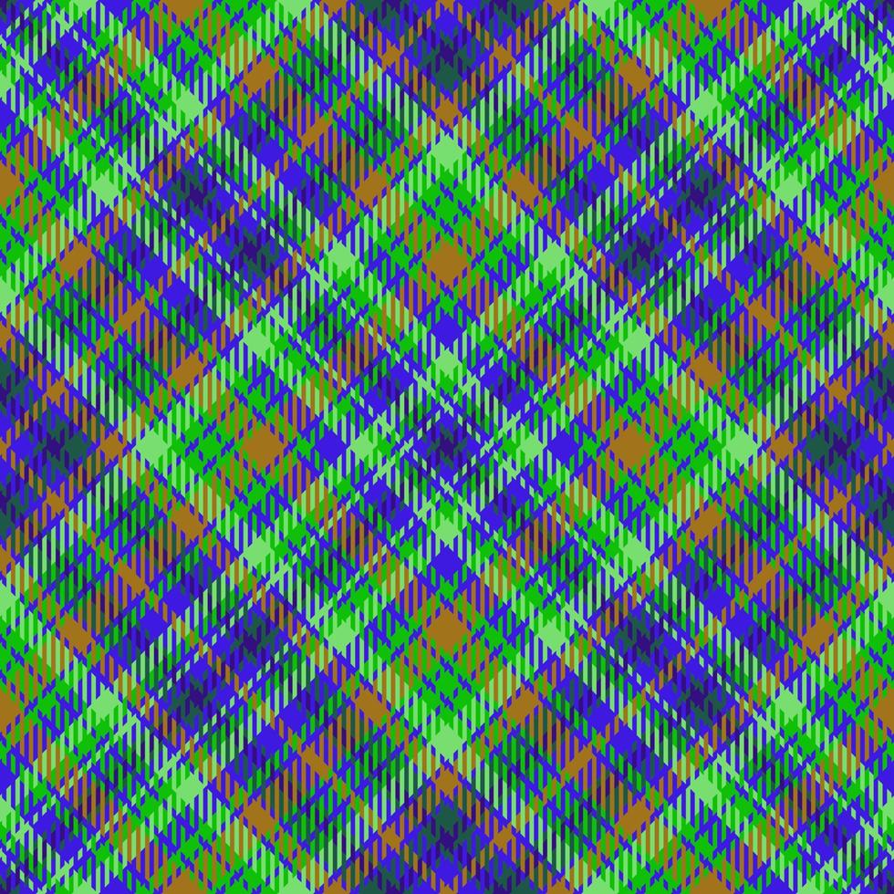 Check seamless background. Plaid fabric pattern. Vector tartan textile texture.