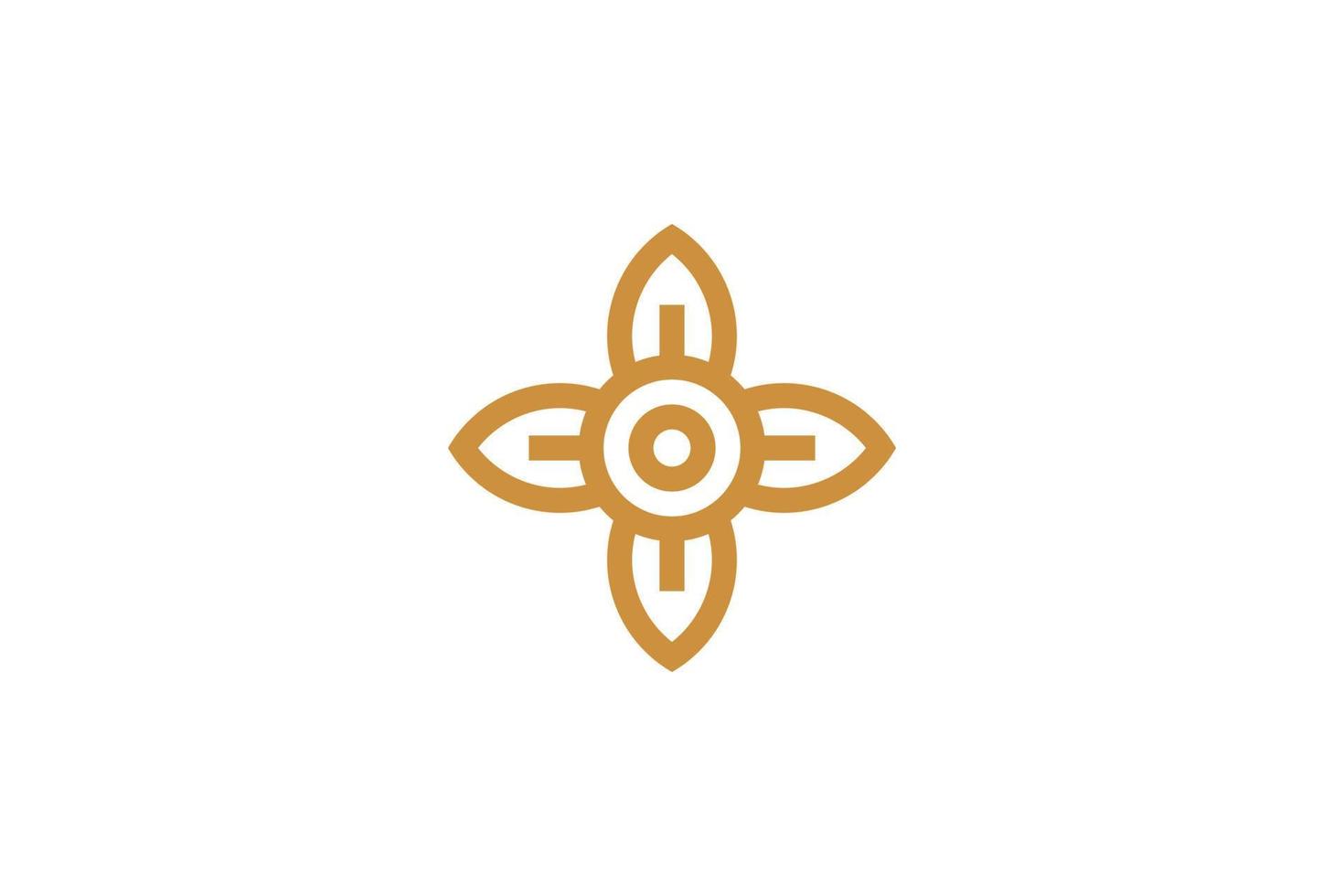 Simple Letter X Monoline Logo vector