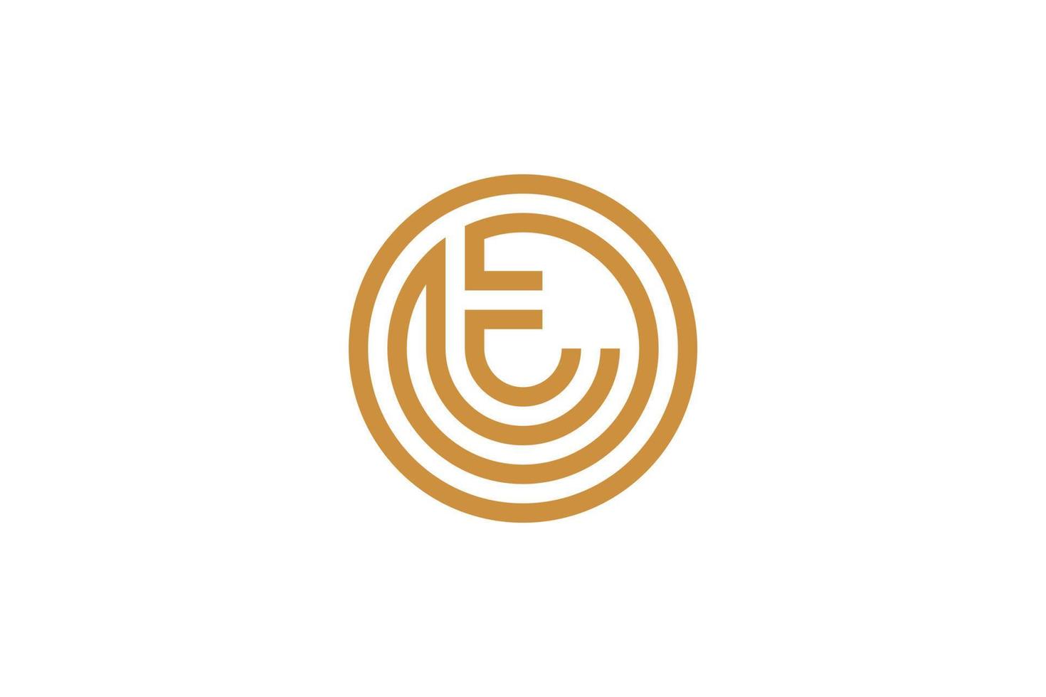 Letter T Monoline Logo Design vector