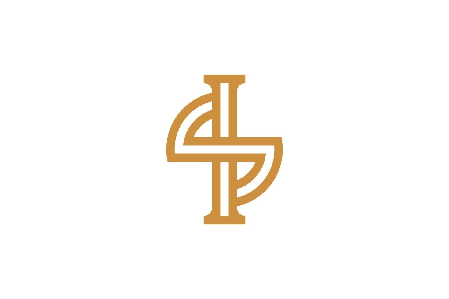 Abstract Letter S Monoline Luxury Logo vector