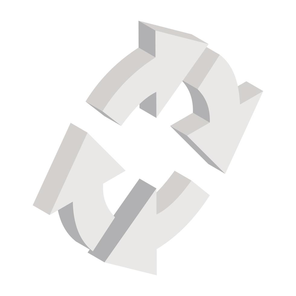 A trendy vector design arrow