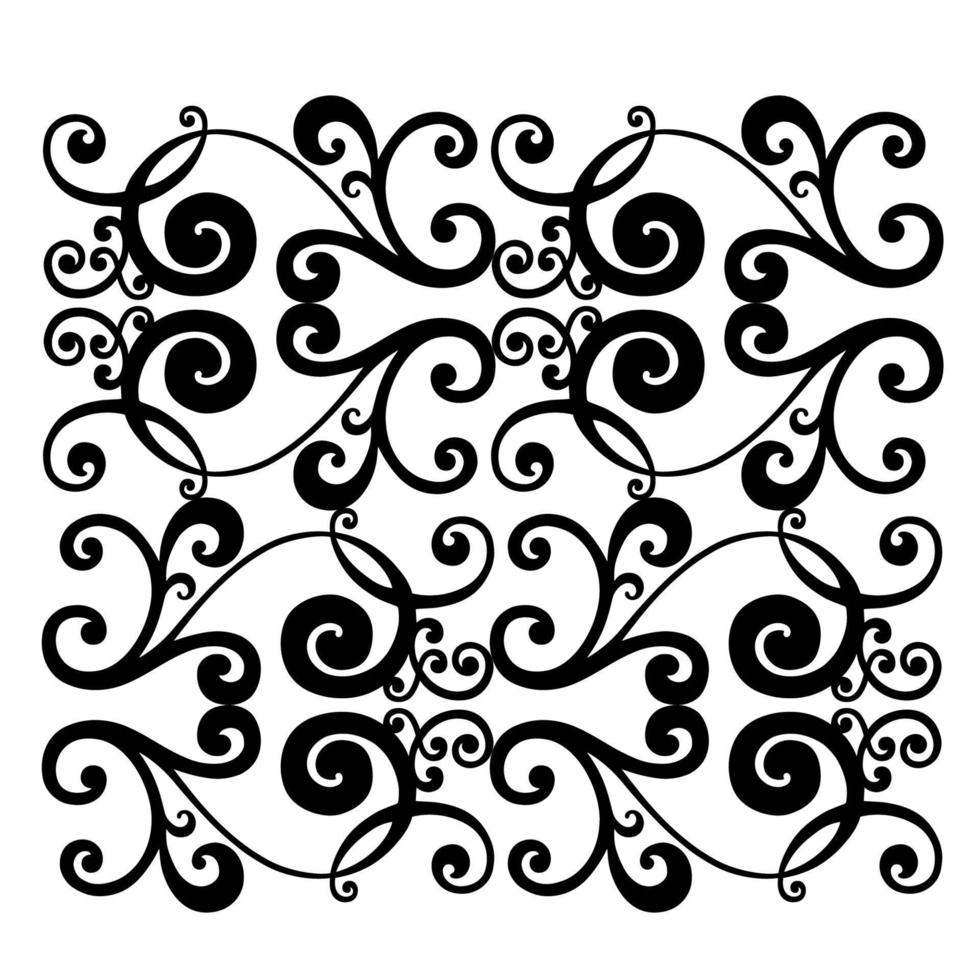 Vector damask vintage baroque scroll ornament swirl. Victorian monogram heraldic shield swirl. Retro floral leaf pattern border foliage antique  acanthus calligraphy engraved tattoo.Tile decor element