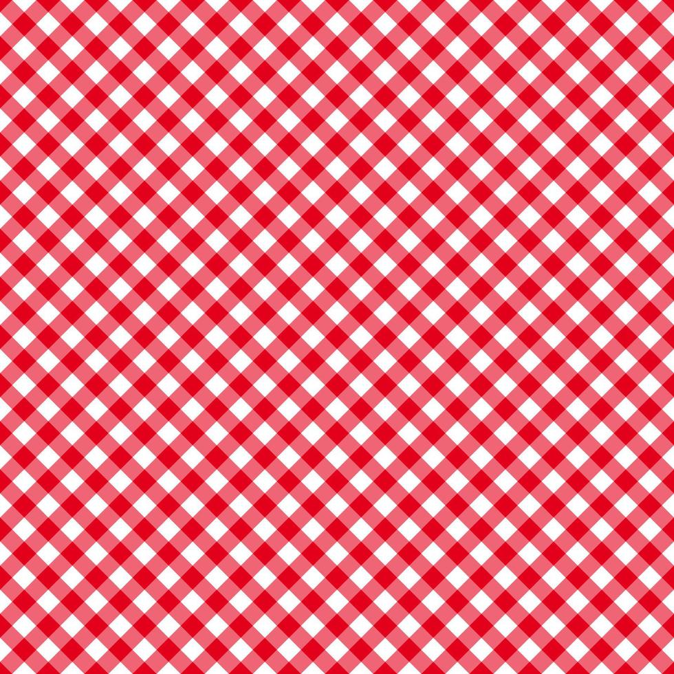 Table cloth seamless pattern red vector