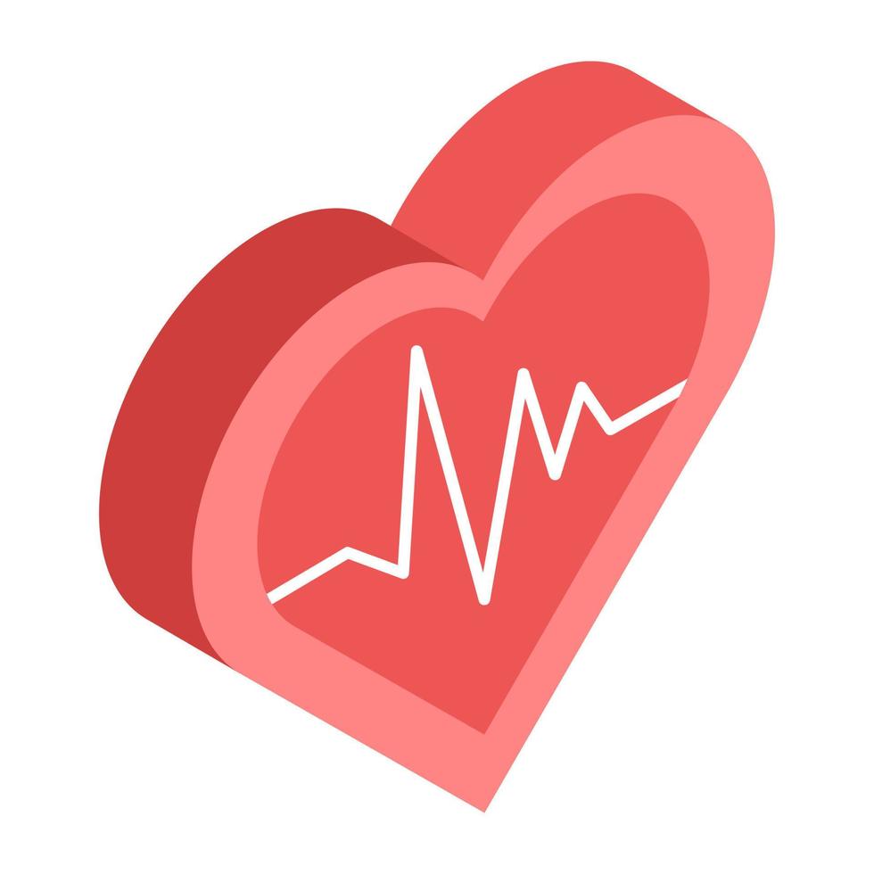 Perfect design icon of heart vector