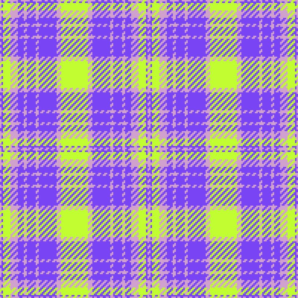 Pattern plaid seamless. Texture textile tartan. Fabric vector background check.
