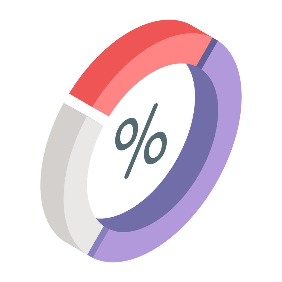 Creative design icon of chart vector