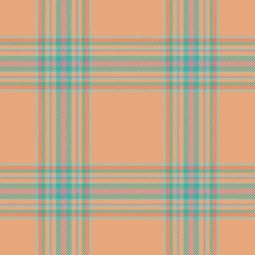 Plaid seamless pattern. Check fabric texture. Vector textile print.