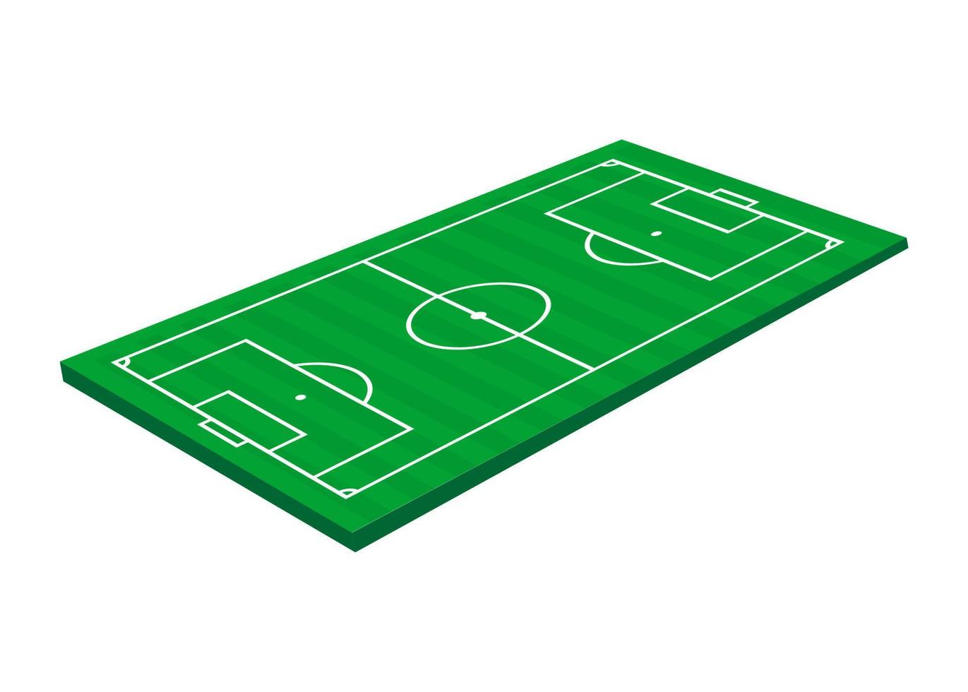 ilustración de campo y estadio de fútbol vector