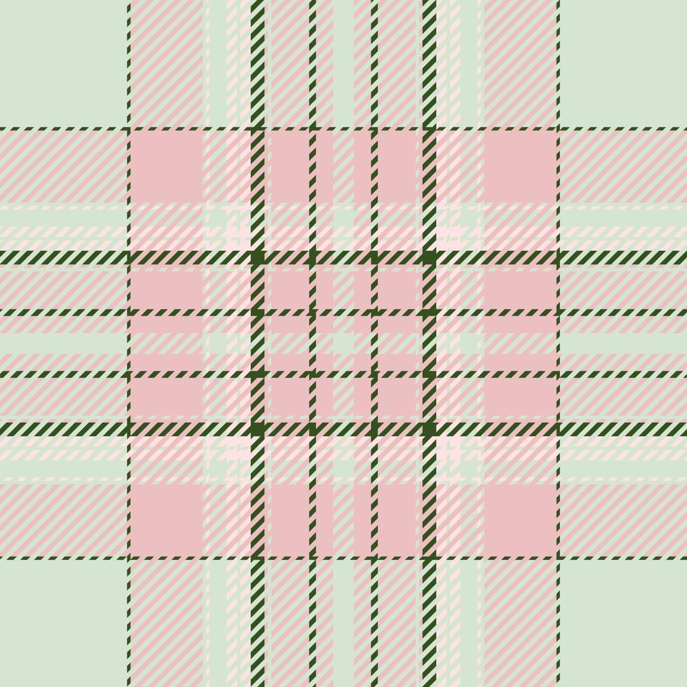 Plaid check pattern. Seamless fabric texture. Tartan textile print. vector