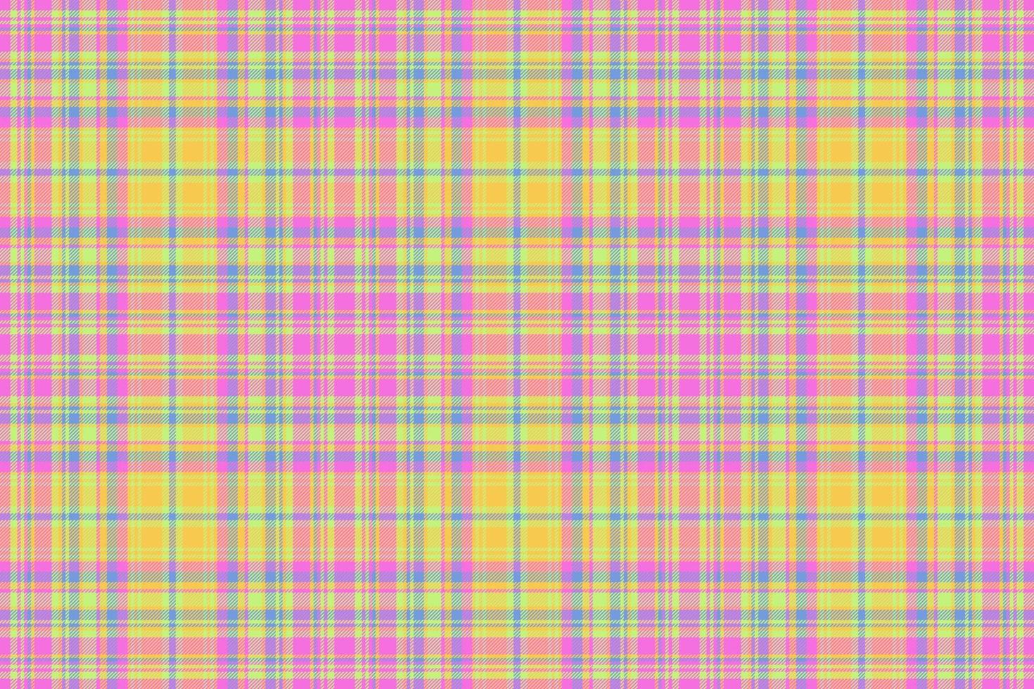 Fabric pattern seamless. Tartan plaid background. Textile check texture vector. vector