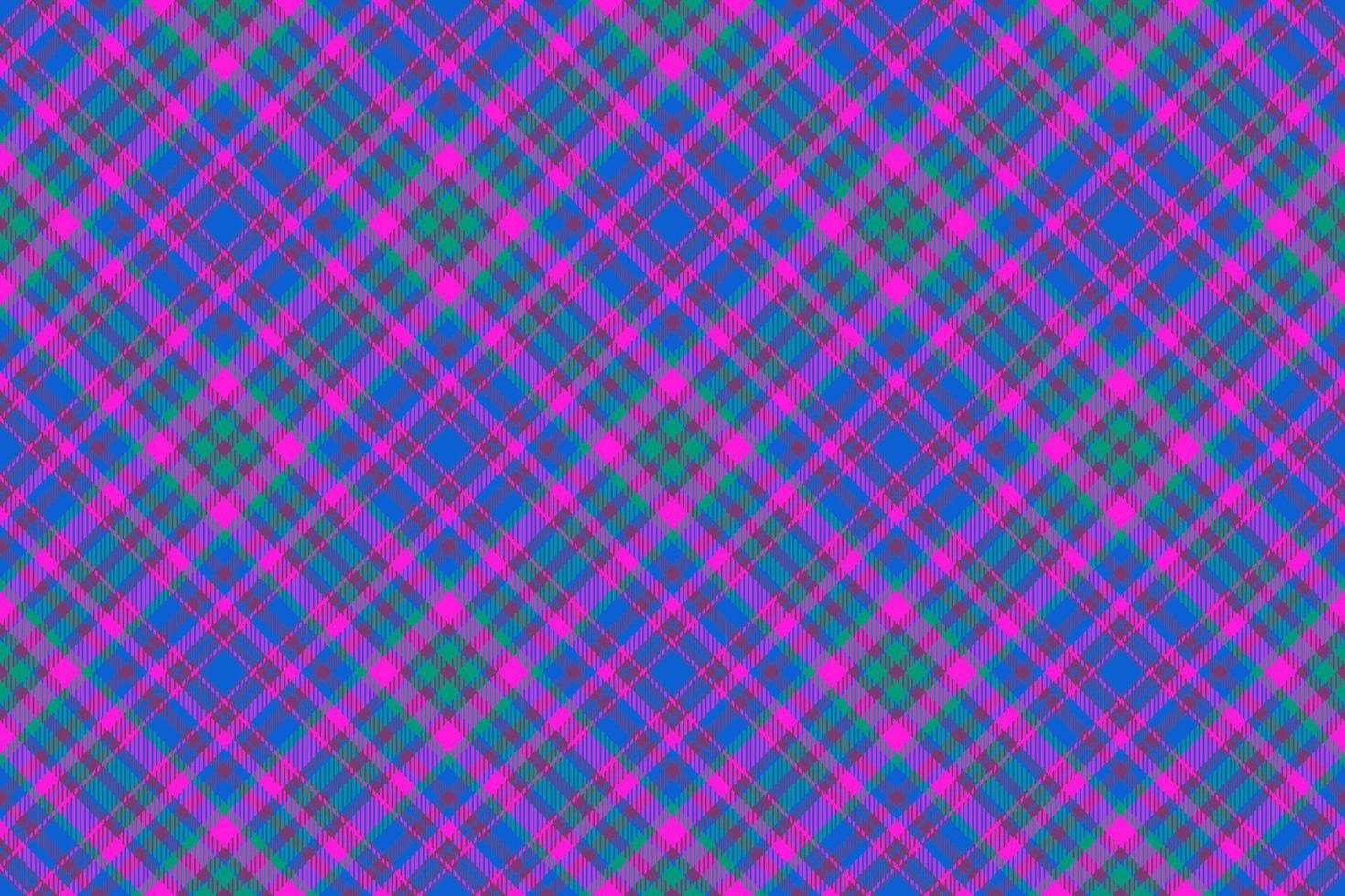 Fabric plaid texture. Textile background vector. Tartan check seamless pattern. vector