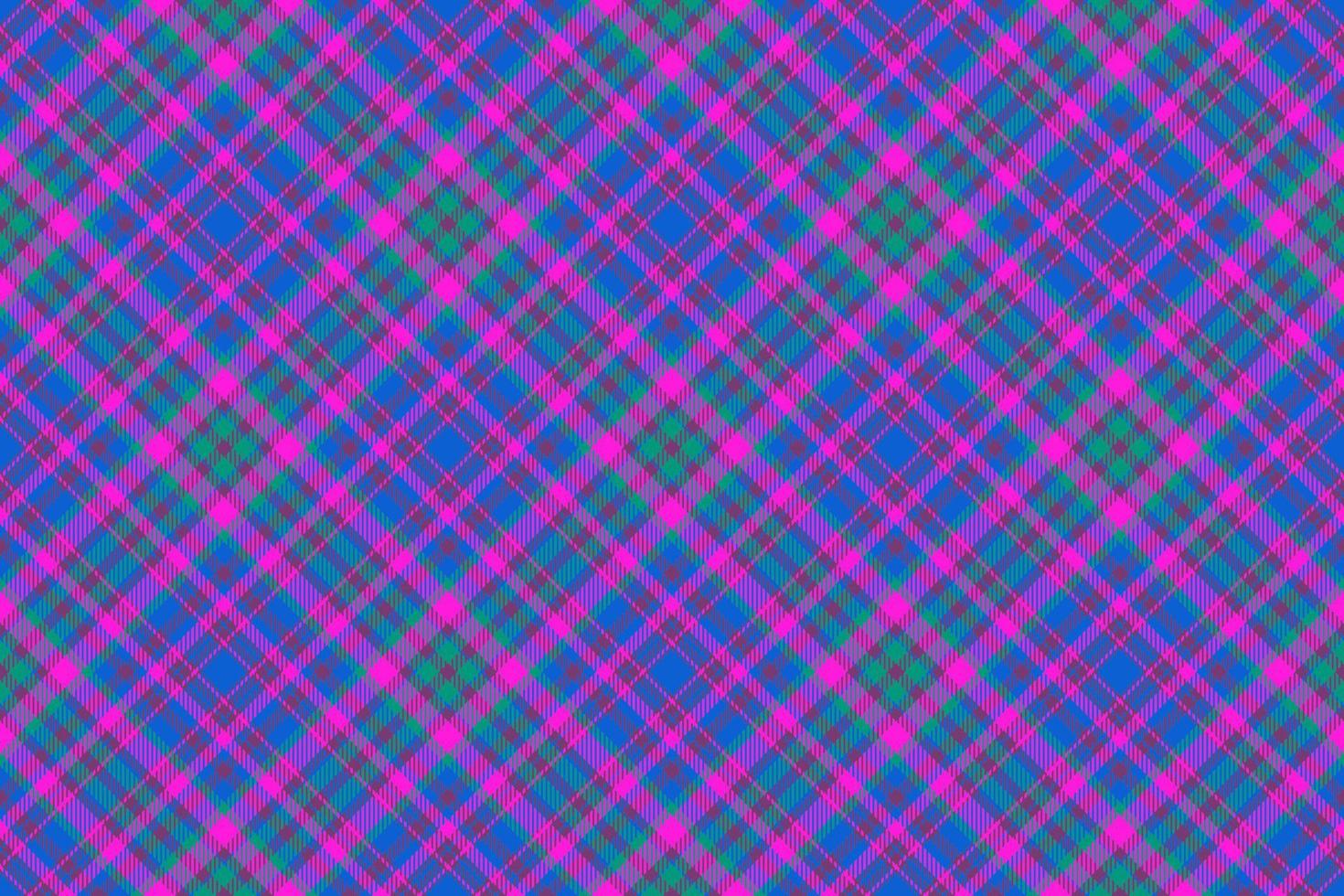 Fabric plaid texture. Textile background vector. Tartan check seamless pattern. vector