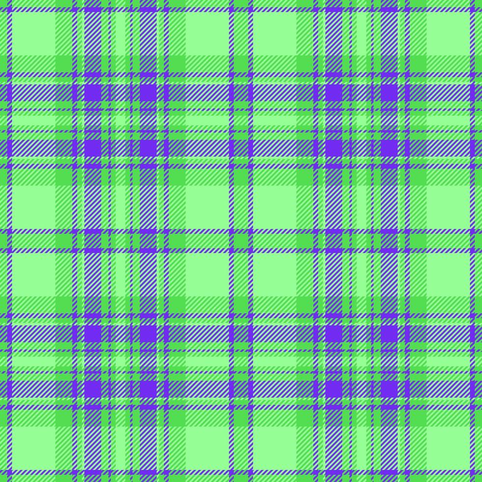 Plaid check seamless. Tartan texture textile. Pattern fabric background vector. vector