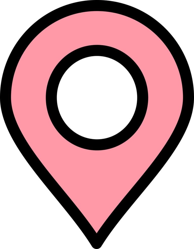 Location Marker Pin  Flat Color Icon Vector icon banner Template