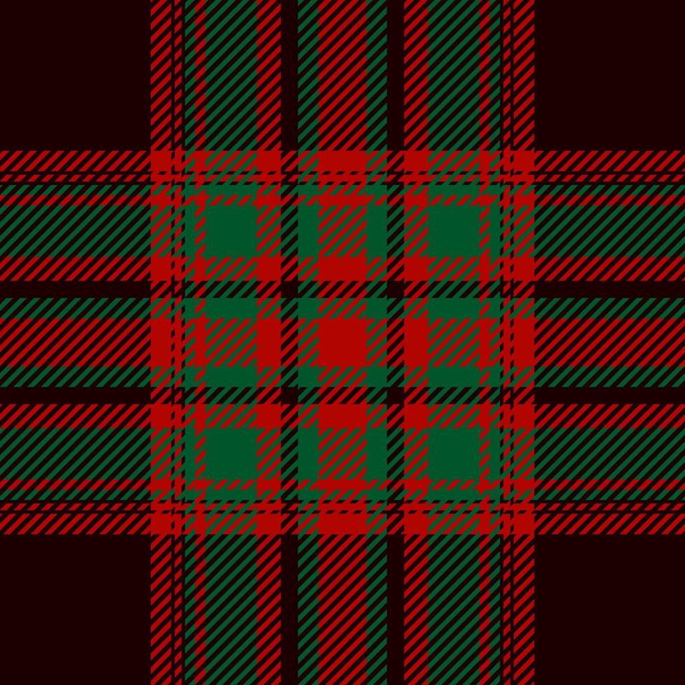 Plaid check pattern. Seamless fabric texture. Tartan textile print. vector