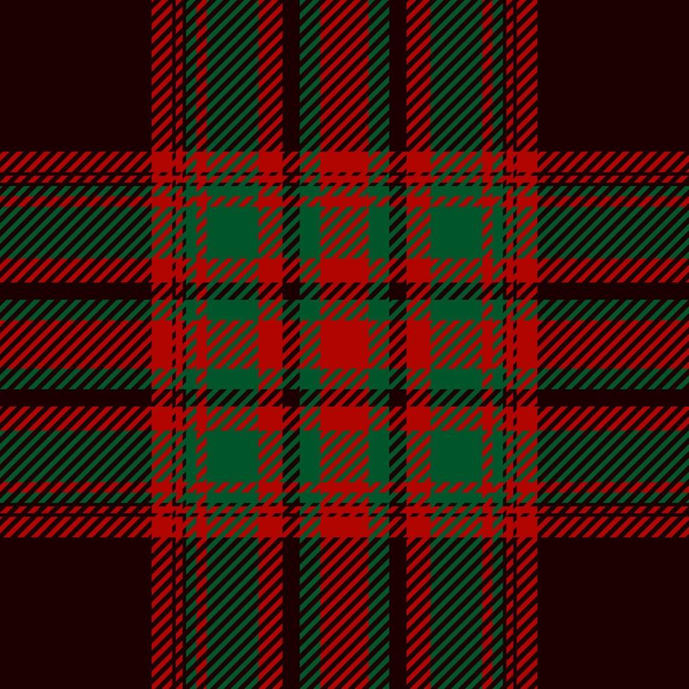 Plaid check pattern. Seamless fabric texture. Tartan textile print. vector