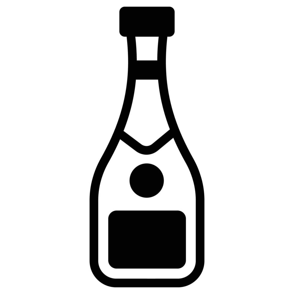 Champagne Which Can Easily Modify Or Edit vector