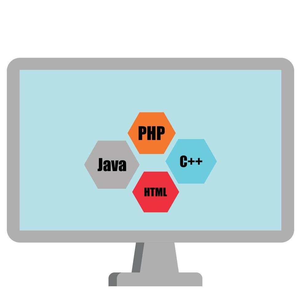 Programming Languages which can easily modify or edit 14439390 Vector ...