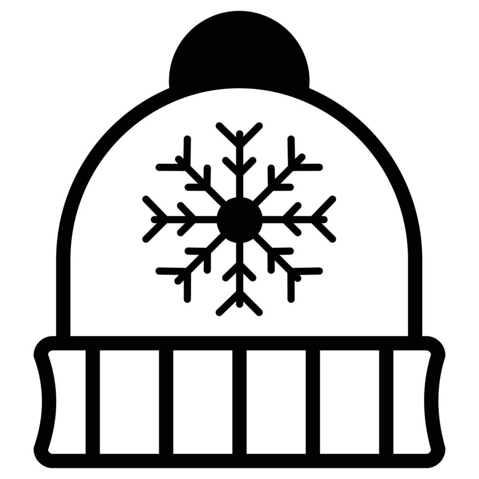 gorro que puede modificar o editar fácilmente vector