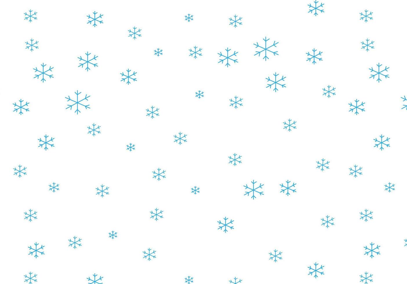Seamless winter background with blue snowflakes.Can be used for print design, kids wear, baby shower celebration greeting and invitation card.Vector illustration vector
