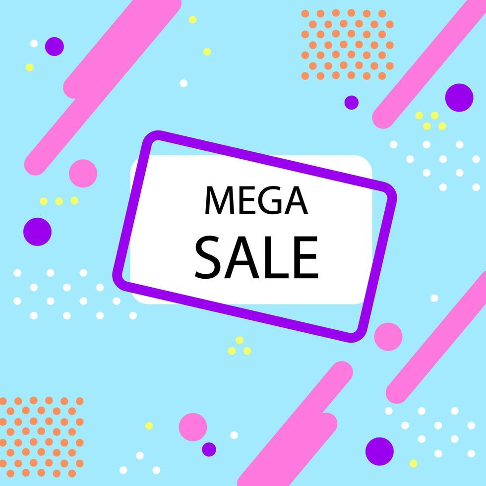 Sale tag.Simple Flat Weekend Super Sale Banner. Special offer, big sale, discount, best price, mega sale banner. Shop or online shopping. Sticker, badge coupon store Vector Illustration