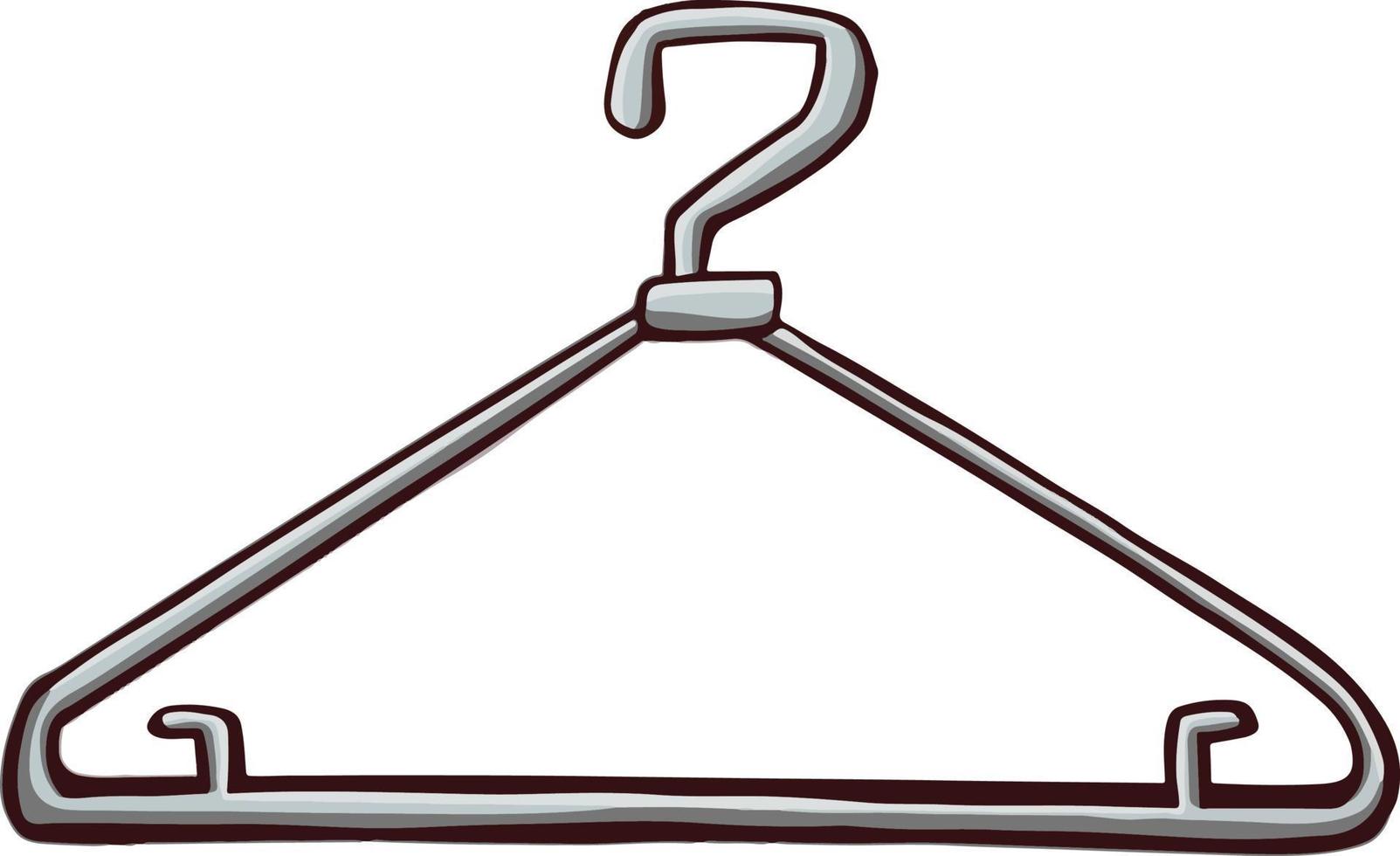 hanger, coat hanger, symbol illustration sketch cartoon style vector