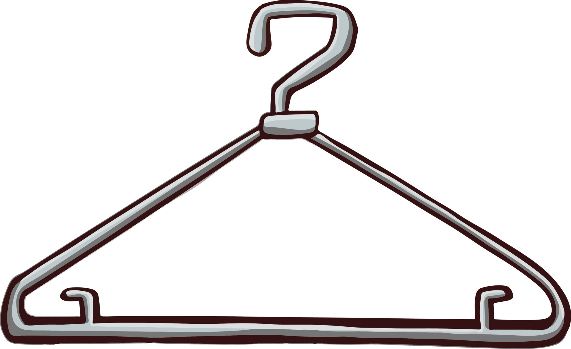 hanger, coat hanger, symbol illustration sketch cartoon style 14439928