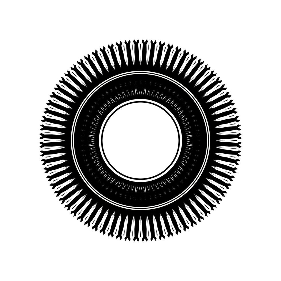Ornamental Motifs Pattern Circle-Shaped for Decoration, Motifs Pattern, Ornate, Background, Website or Graphic Design Element. Vector Illustration