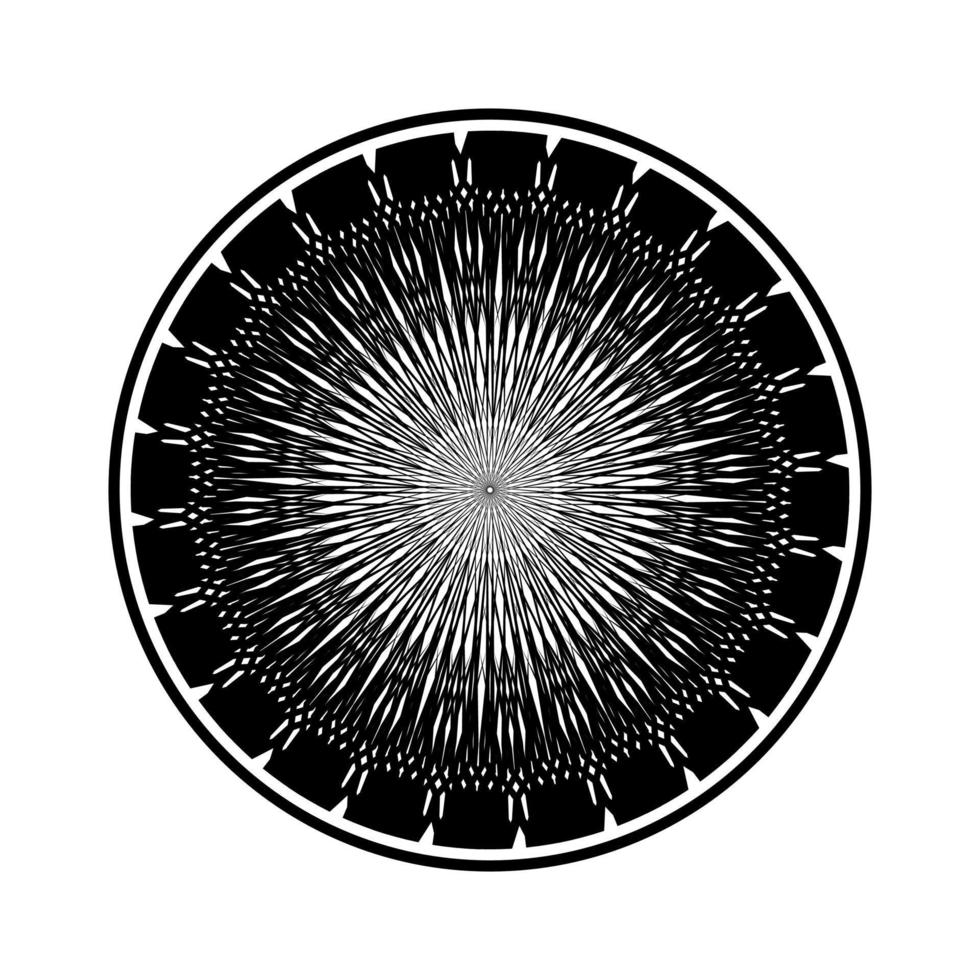 Ornamental Motifs Pattern Circle-Shaped for Decoration, Motifs Pattern, Ornate, Background, Website or Graphic Design Element. Vector Illustration