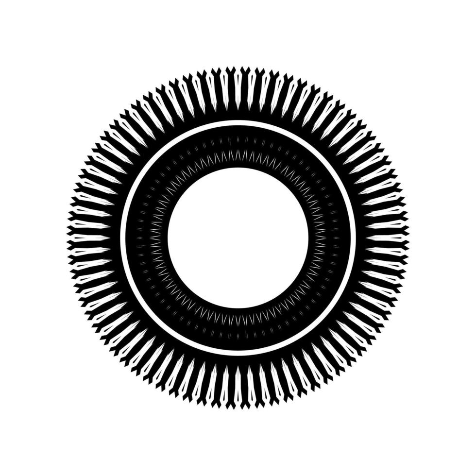 Ornamental Motifs Pattern Circle-Shaped for Decoration, Motifs Pattern, Ornate, Background, Website or Graphic Design Element. Vector Illustration