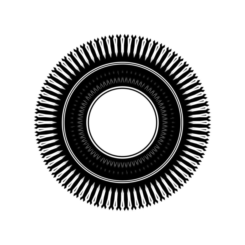 Ornamental Motifs Pattern Circle-Shaped for Decoration, Motifs Pattern, Ornate, Background, Website or Graphic Design Element. Vector Illustration