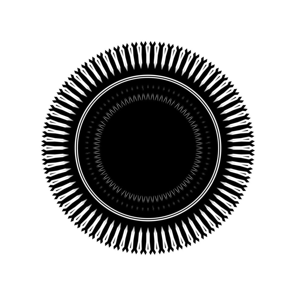 Ornamental Motifs Pattern Circle-Shaped for Decoration, Motifs Pattern, Ornate, Background, Website or Graphic Design Element. Vector Illustration