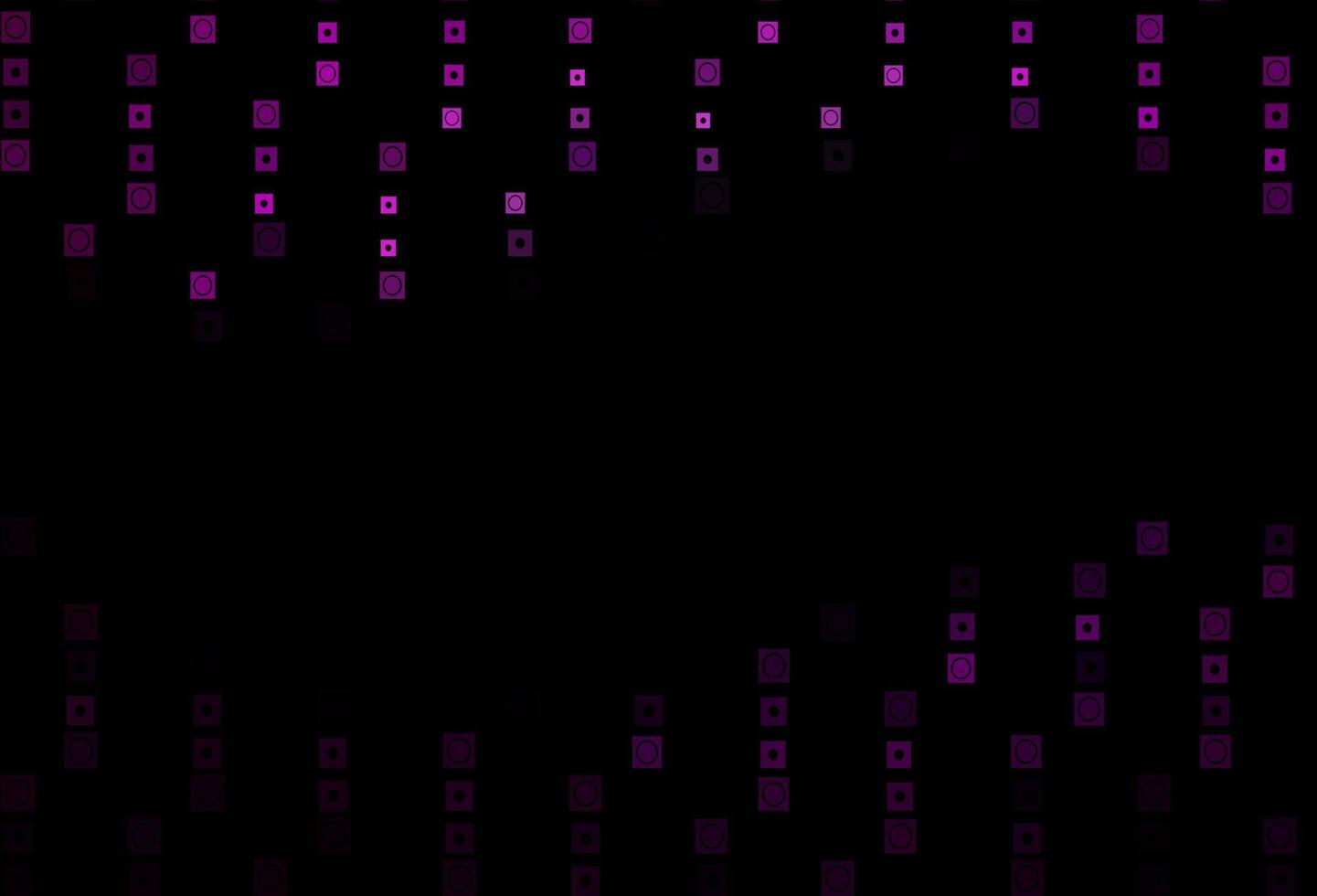 Dark Purple vector template with circles, rectangles.