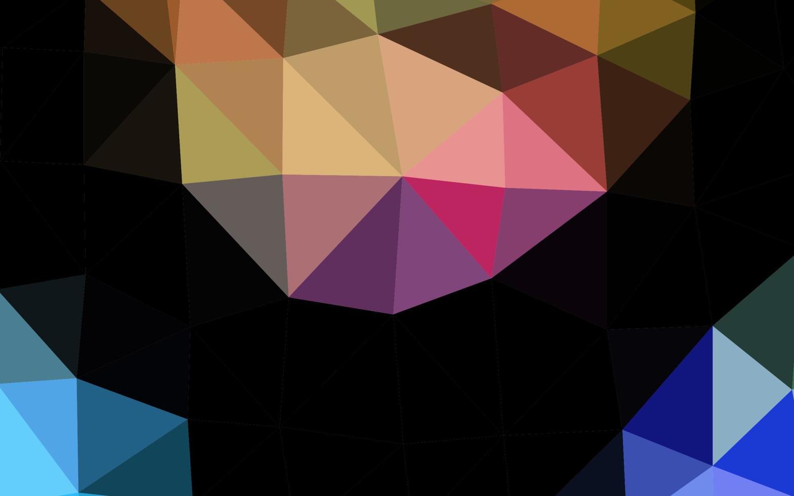 Light Multicolor, Rainbow vector polygonal template.