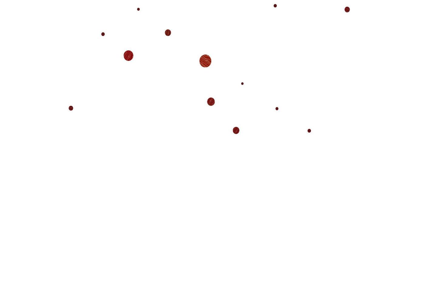 Light red vector pattern with spheres.