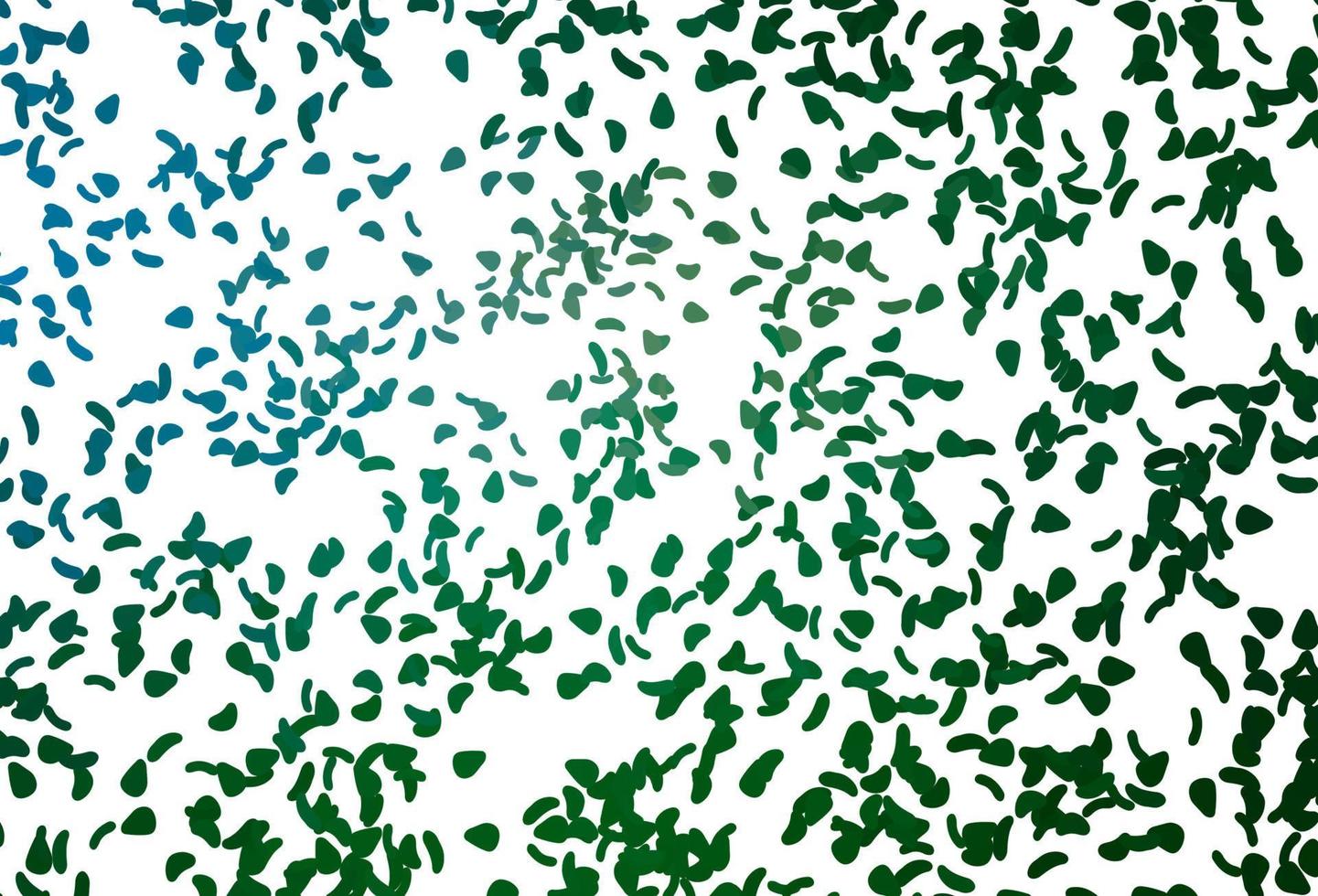 Light Blue, Green vector background with abstract forms.