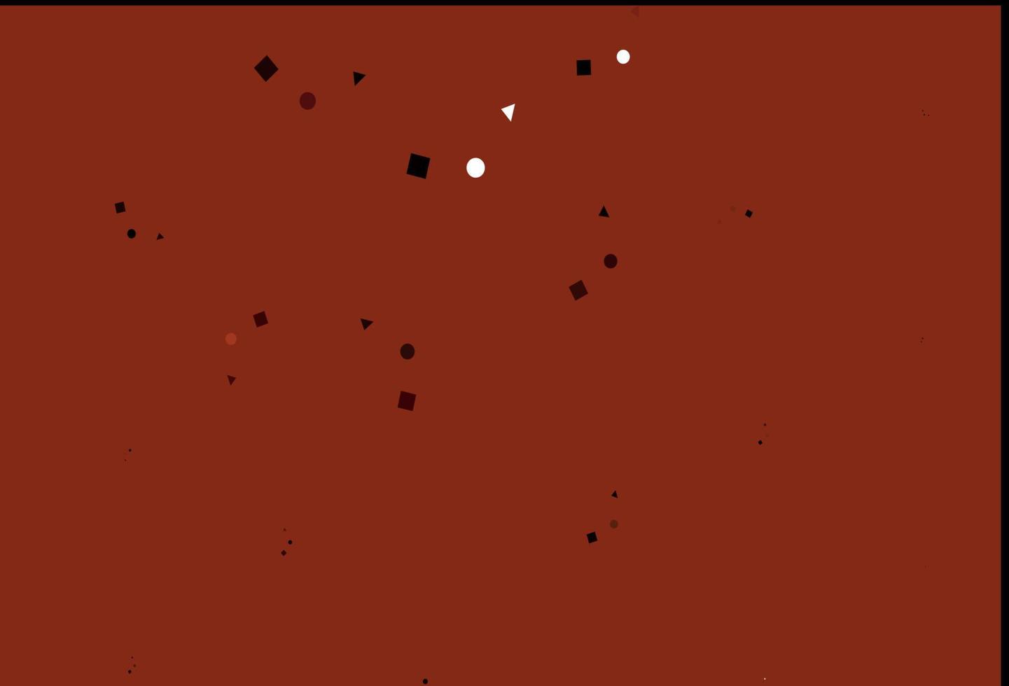 Telón de fondo de vector rojo claro con líneas, círculos, rombos.