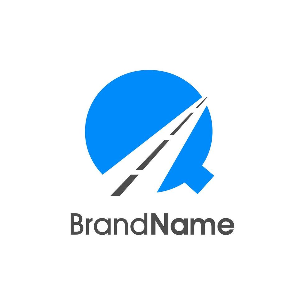 Initial Q Road Logo vector