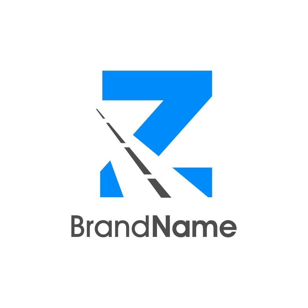 Initial Z Road Logo vector