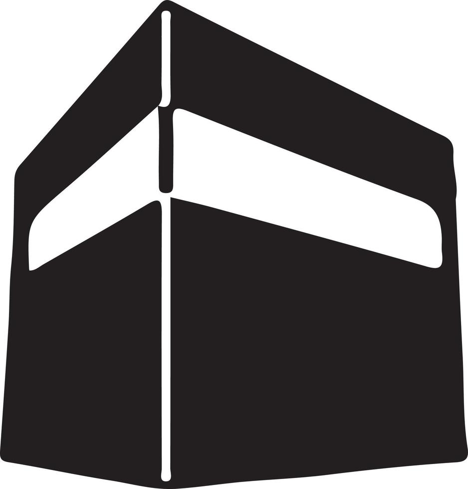 Kaaba Islamic Calligraphy Free Vector