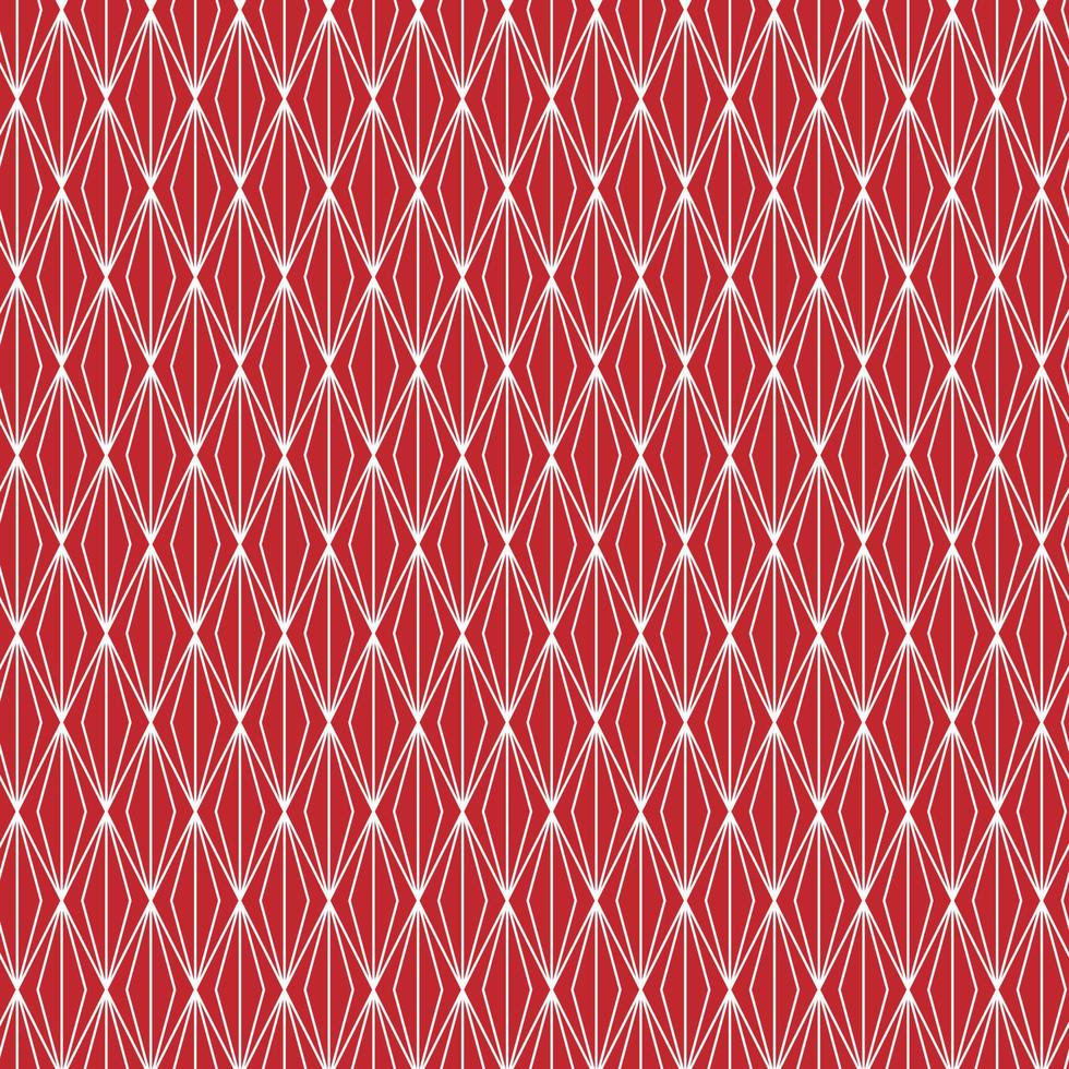 Seamless geometric pattern with rhombus and diamonds, isolated background. Retro shapes and colours. Design wrapping paper, holiday greetings, scrapbooking, winter, Christmas and New Year celebration. vector