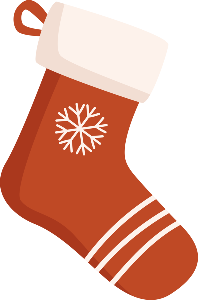 calcetines navideños para navidad. ilustración png. png
