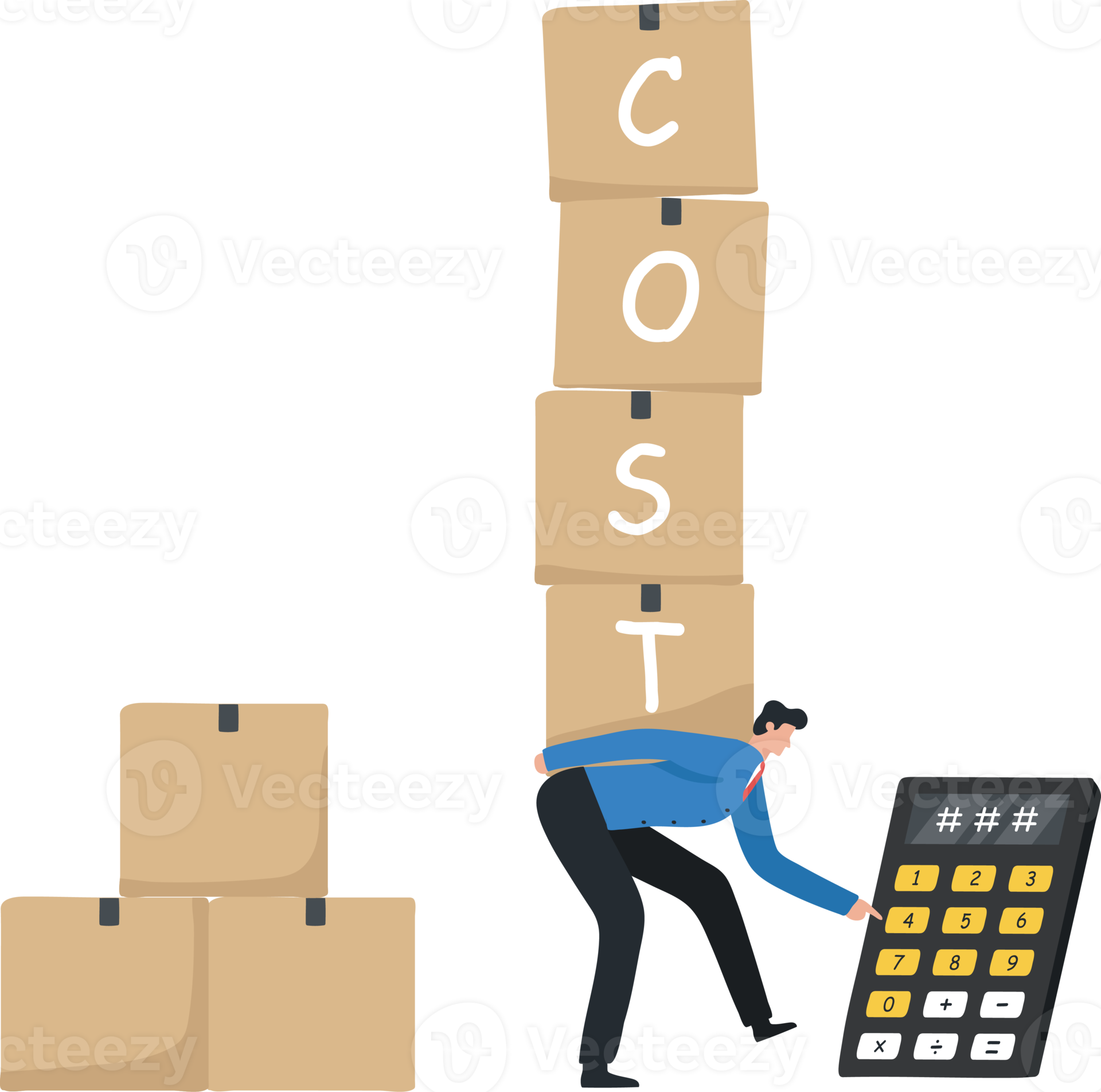 Business costs and expense awareness. Calculation of income and