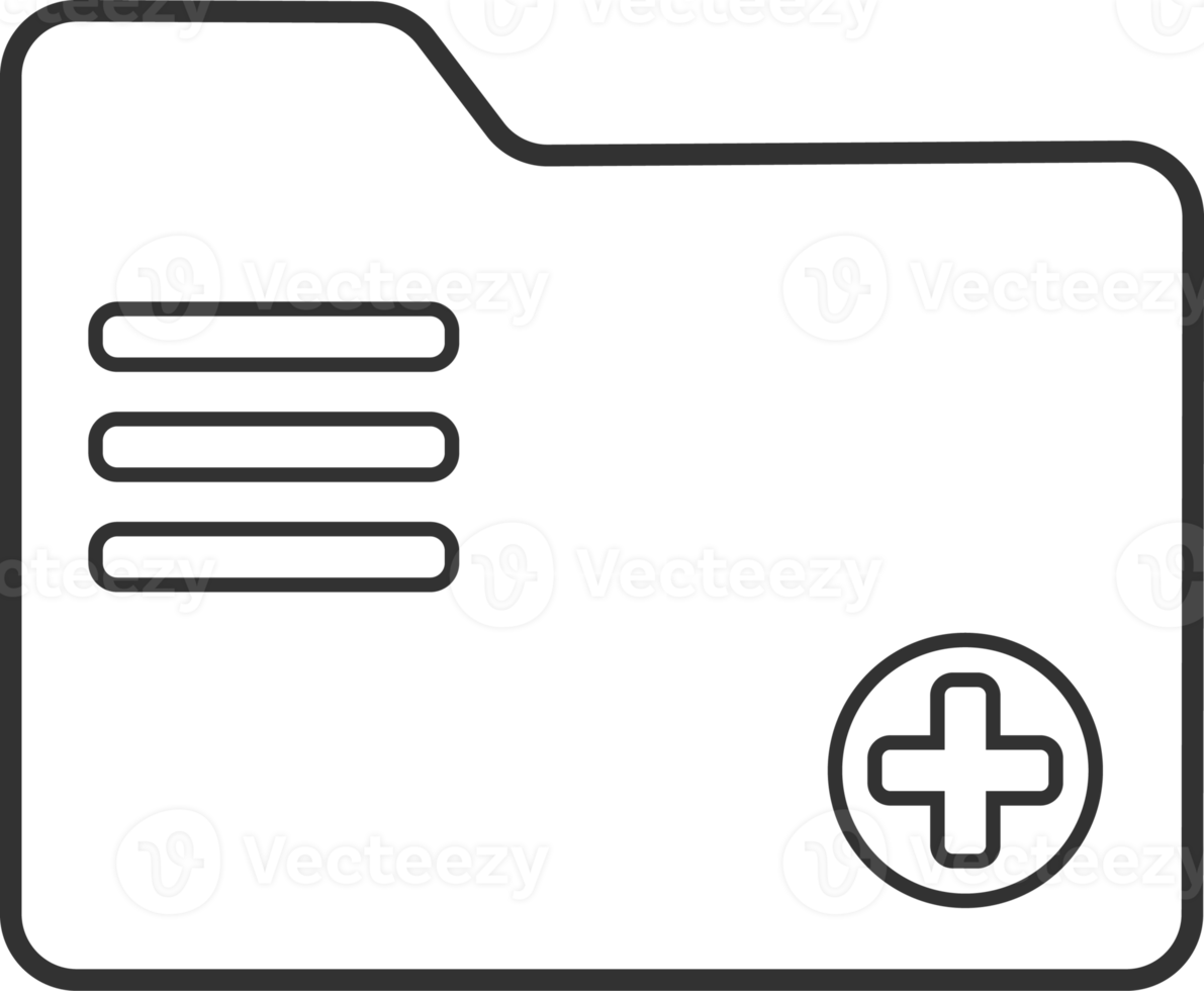 Add folder thin line icon, Social icon set. png
